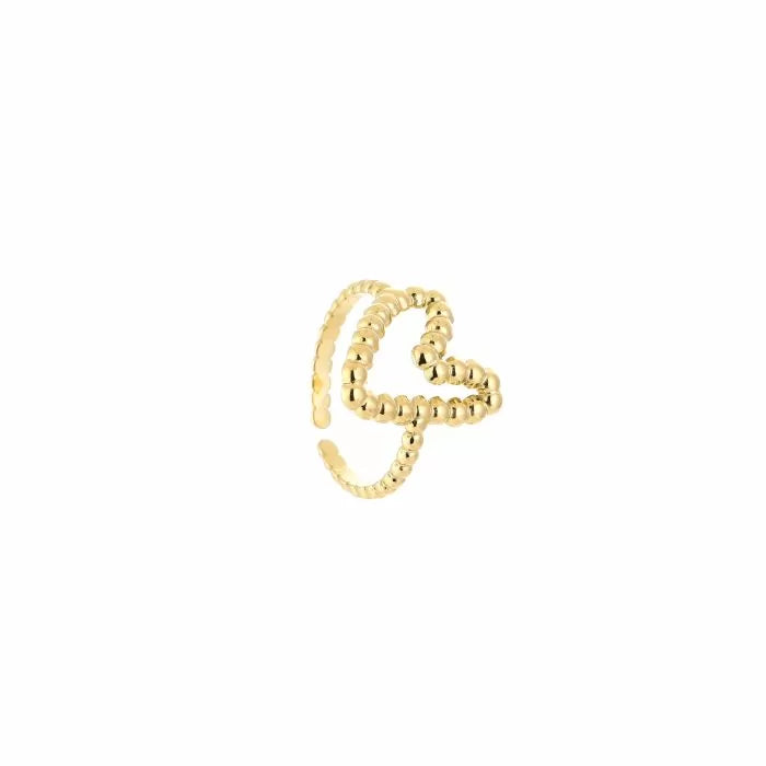 Heart twist ring
