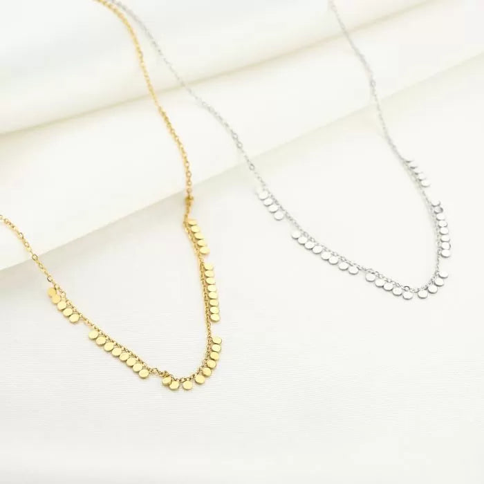 Circle day necklace