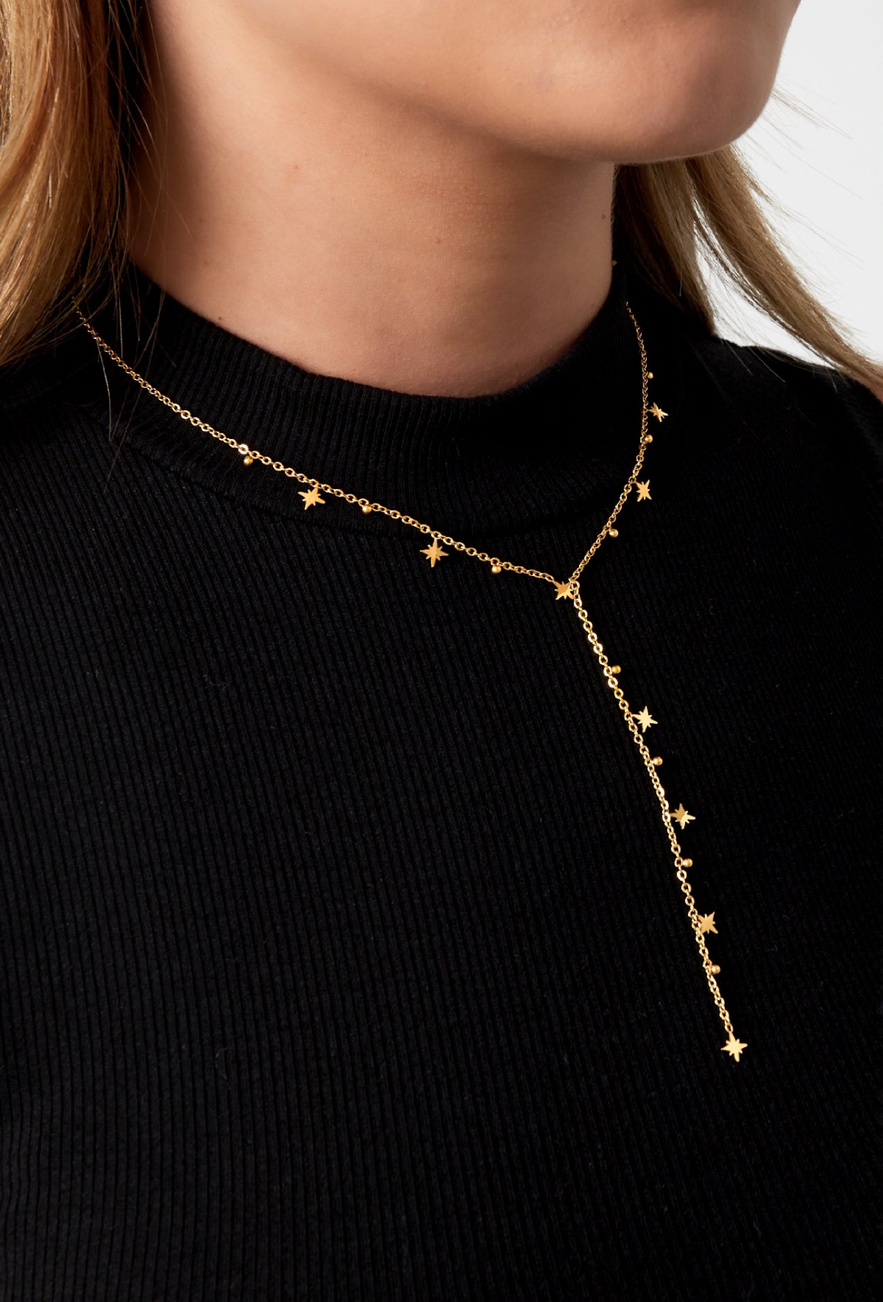 Stars Y necklace