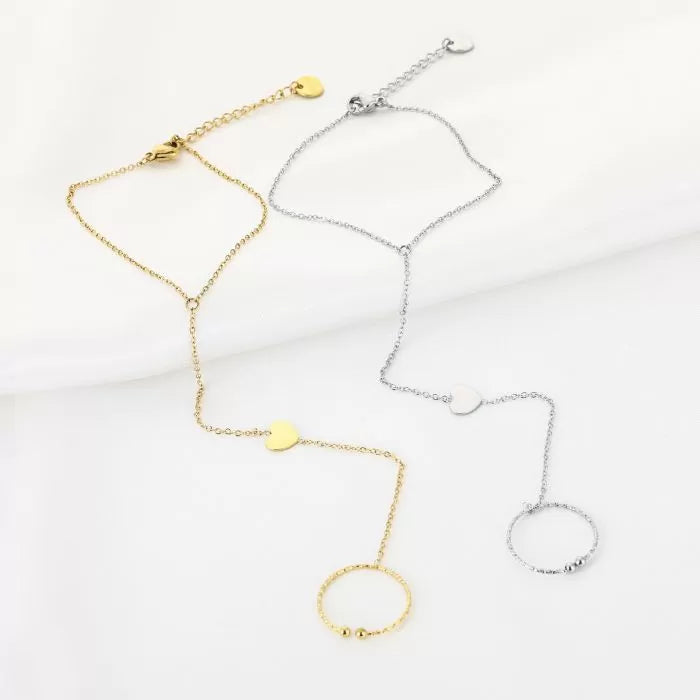 Bracelet&Ring hearts