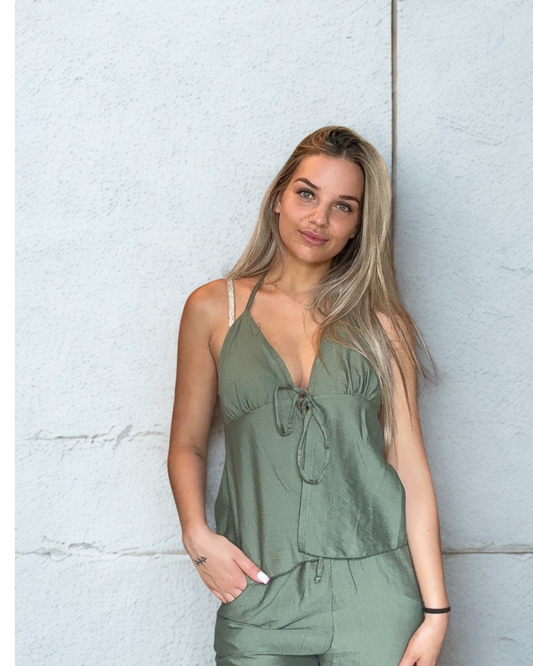 Strik set groen - Lilly