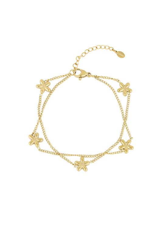 Flower bomb bracelet