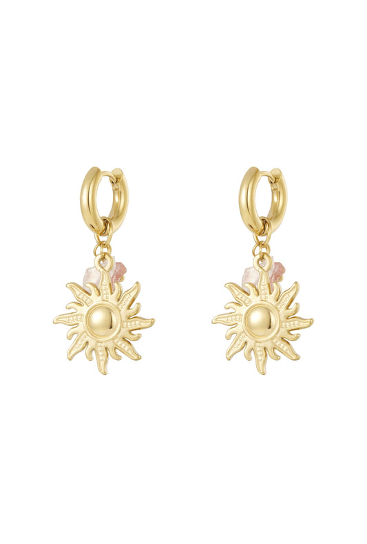 Sun earrings