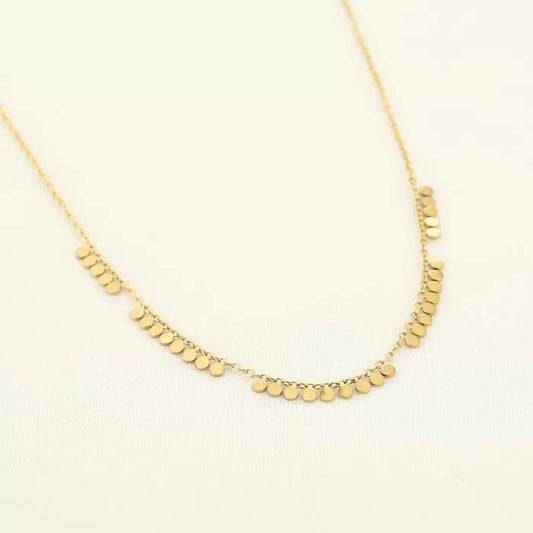 Circle day necklace