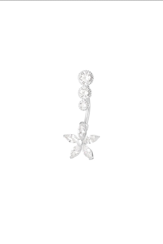 Navelpiercing bloem