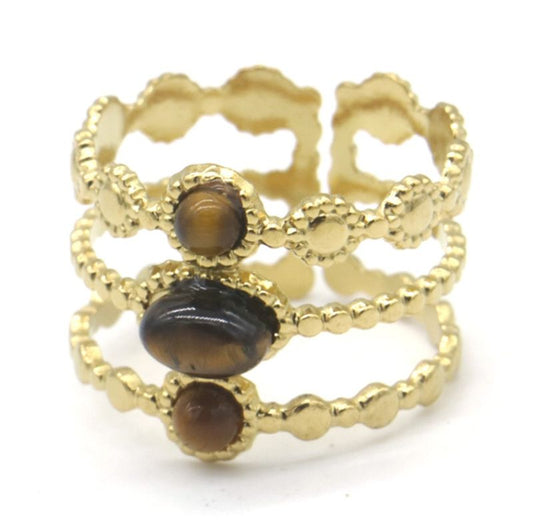 Tripple Brown ring