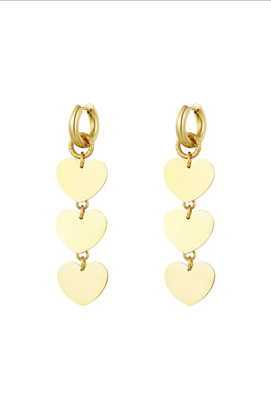 Tripple lover earrings