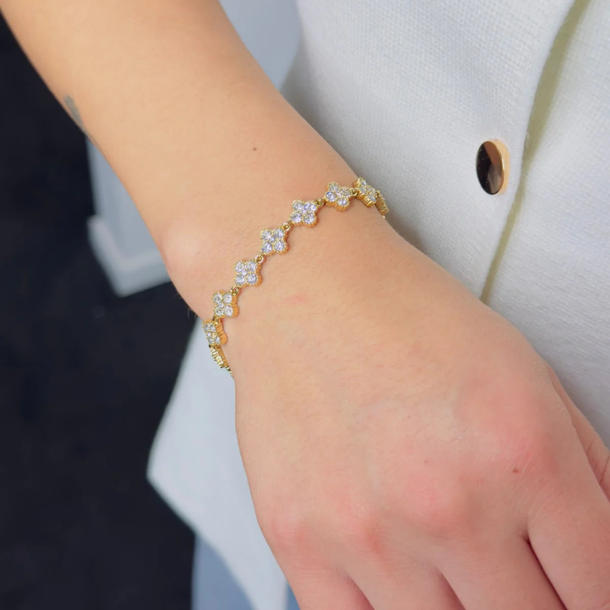 Clover bracelet