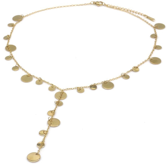 Circle day necklace